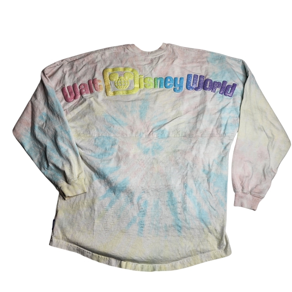 Walt Disney World Tie Dye Spirit Jersey Puff Print Size Medium